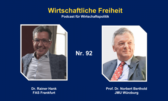 Rainer Hank (links), Norbert Berthold (rechts) Foto wirtschaftlichefreiheit.de