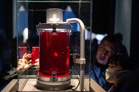 Ein künstlich gezüchtetes Herz Foto Expo Osaka