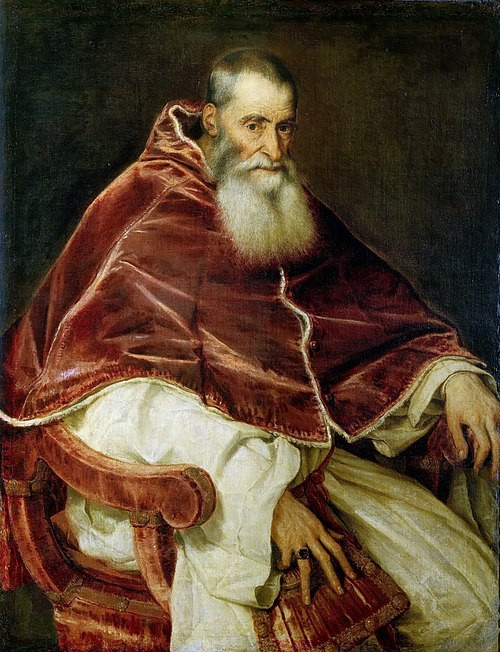 Papst Paul III (1468 bis 1549) insistierte auf der Salzsteuer im Kirchenstaat. Foto Museo Capodimonte Neapel